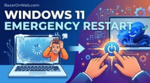 Windows 11 Emergency Restart When Your Computer Freezes Completely and Normal Shutdown Wont Work