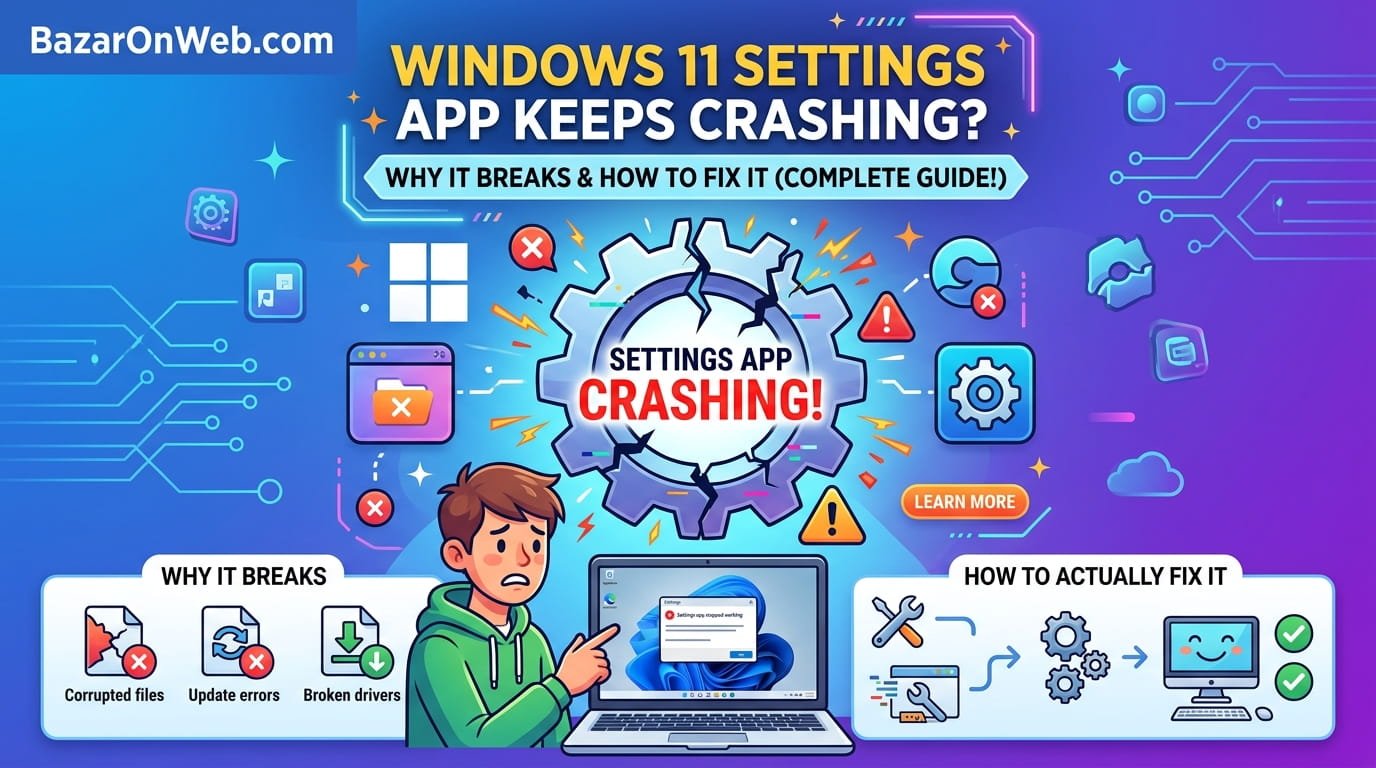 Windows 11 Settings App Keeps Crashing Why Your System Preferences Are Breaking and How to Actually Fix It