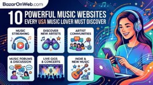 10 Powerful Music Websites Every USA Music Lover Must Discover From Streaming to Community