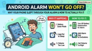 Android Alarm Wont Go Off Why Your Phone Slept Through Your Alarm and How to Actually Fix It