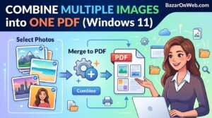 How to Combine Multiple Images into One PDF on Windows 11