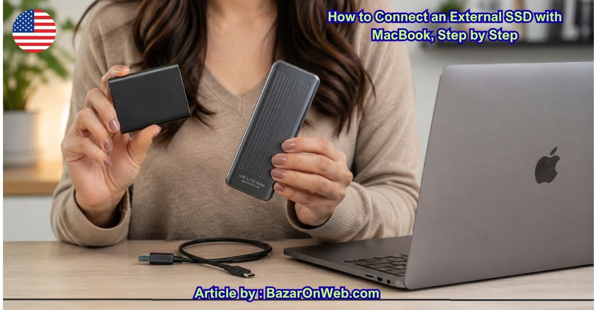 How to Connect an External SSD with MacBook, Step by Step