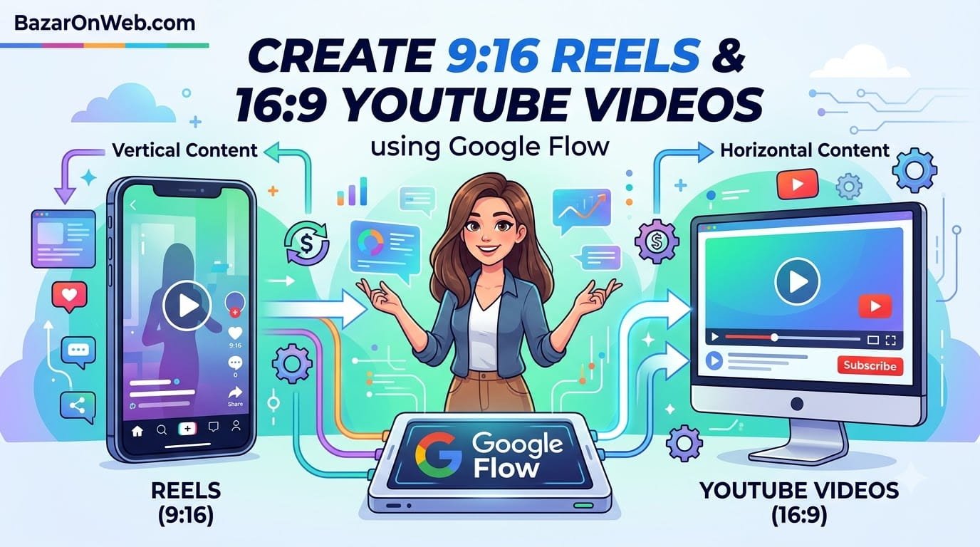 How to Create Reels and YouTube Videos Using Google Flow
