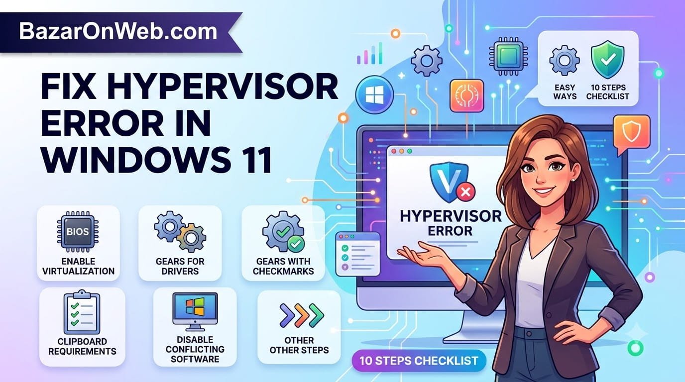 How to Fix Hypervisor Error in Windows 11 10 Easy Ways