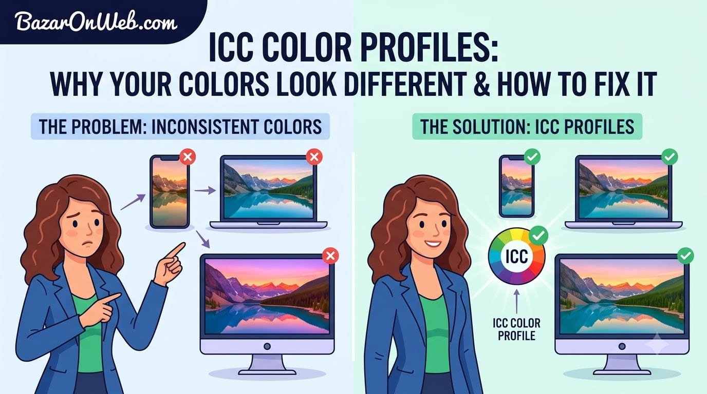 ICC Color Profiles Why Your Colors Look Different On Every Screen and How to Fix It