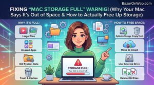 Mac Storage Full Warning Why Your Mac Says It is Out of Space and How to Actually Free Up Storage