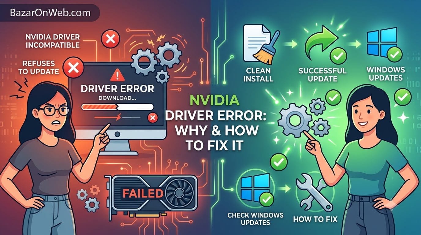 NVIDIA Driver Incompatibility Error Why Your Graphics Card Refuses to Update and How to Fix It