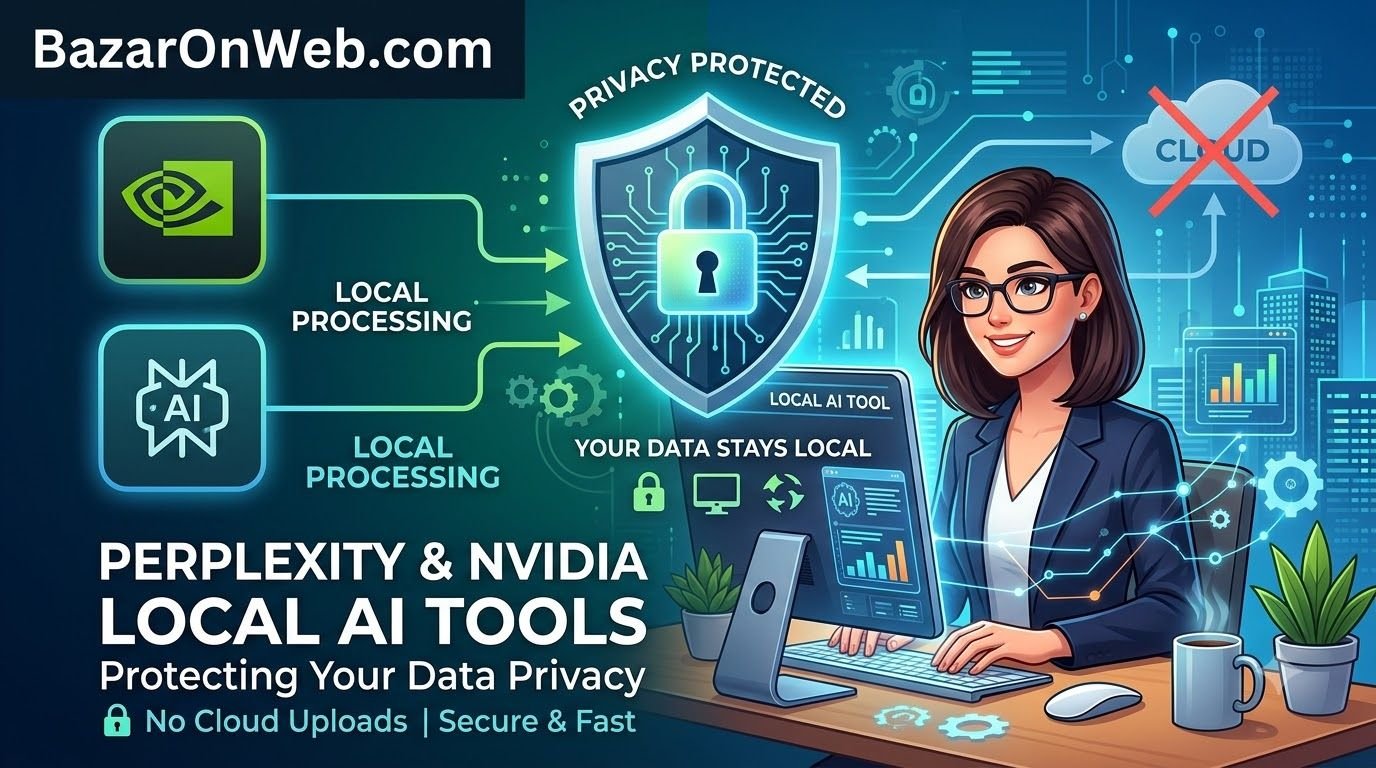 Perplexity and NVIDIA launch local AI tools protecting user data privacy.