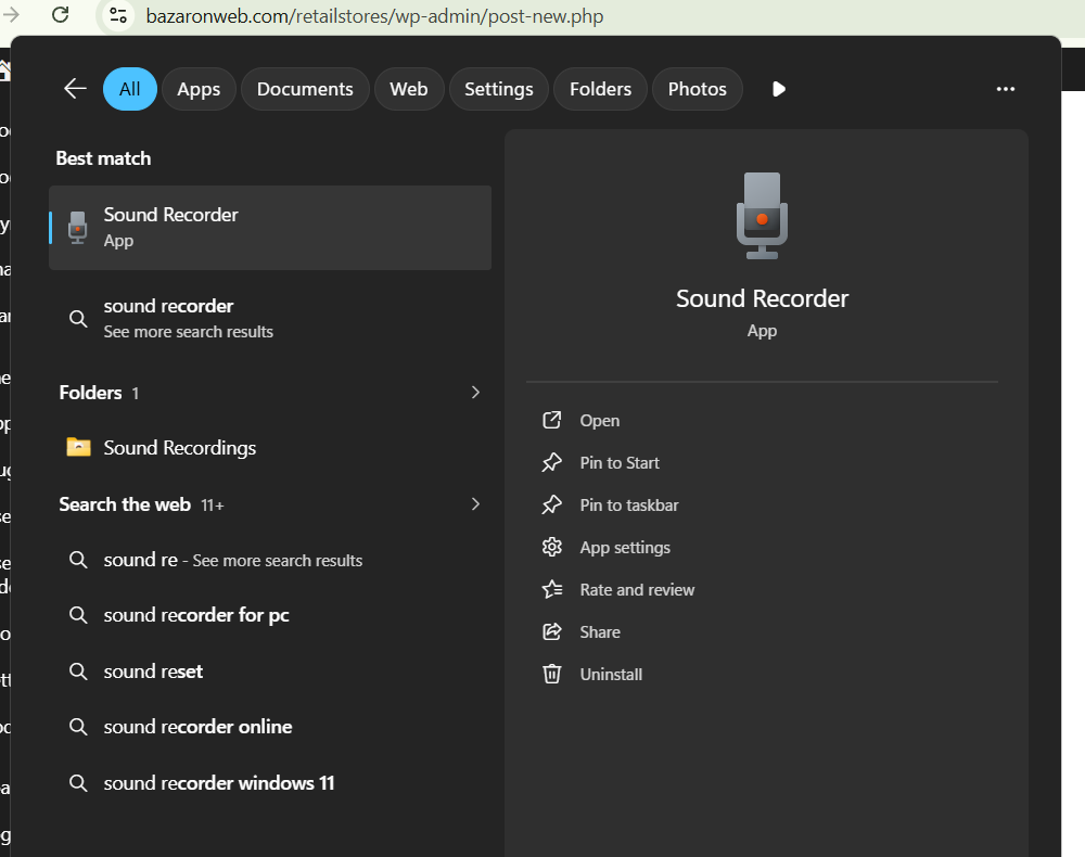Sound-recorder-windows11