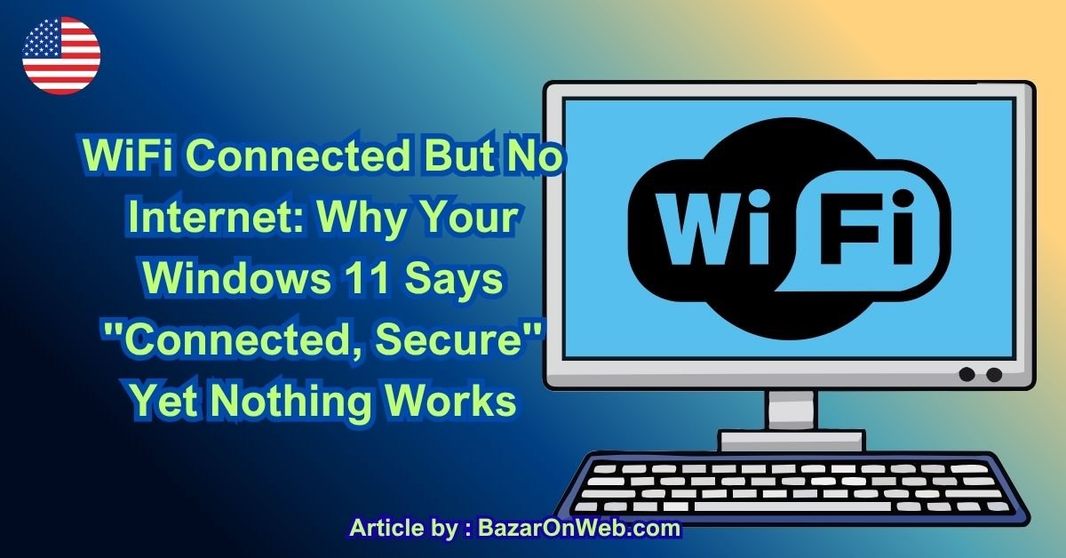 WiFi Connected But No Internet Why Your Windows 11 Says Connected, Secure Yet Nothing Works