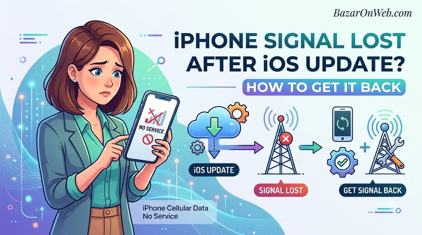 iPhone Cellular Data No Service Why Your Phone Lost Signal After iOS Update and How to Get It Back