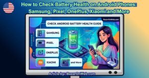 How to Check Battery Health on Android Phones Samsung, Pixel, OnePlus, Xiaomi and More