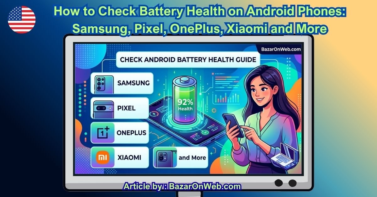 How to Check Battery Health on Android Phones Samsung, Pixel, OnePlus, Xiaomi and More