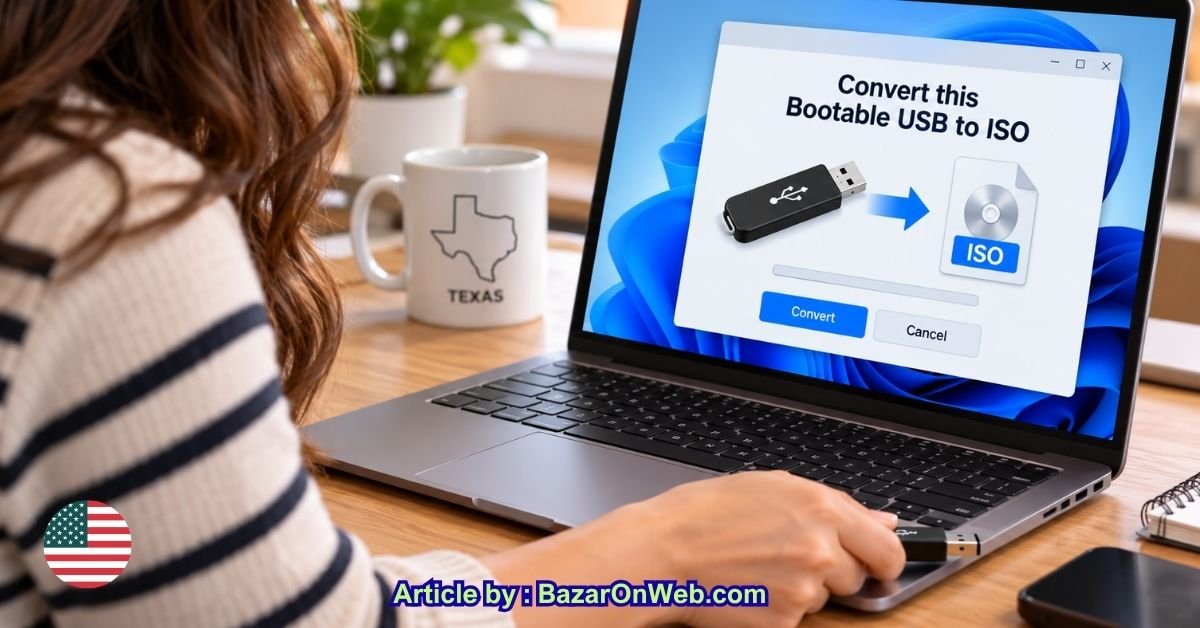How to Convert a Bootable USB Drive to an ISO File in Windows