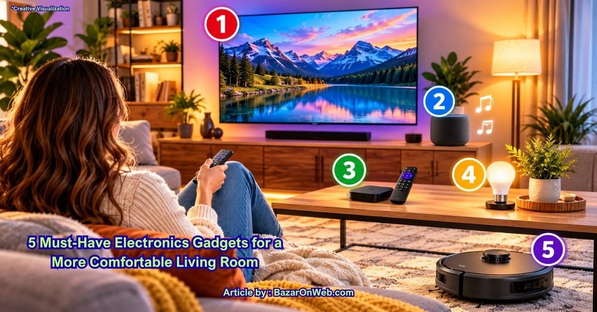 5 Must-Have Electronics Gadgets for a More Comfortable Living Room